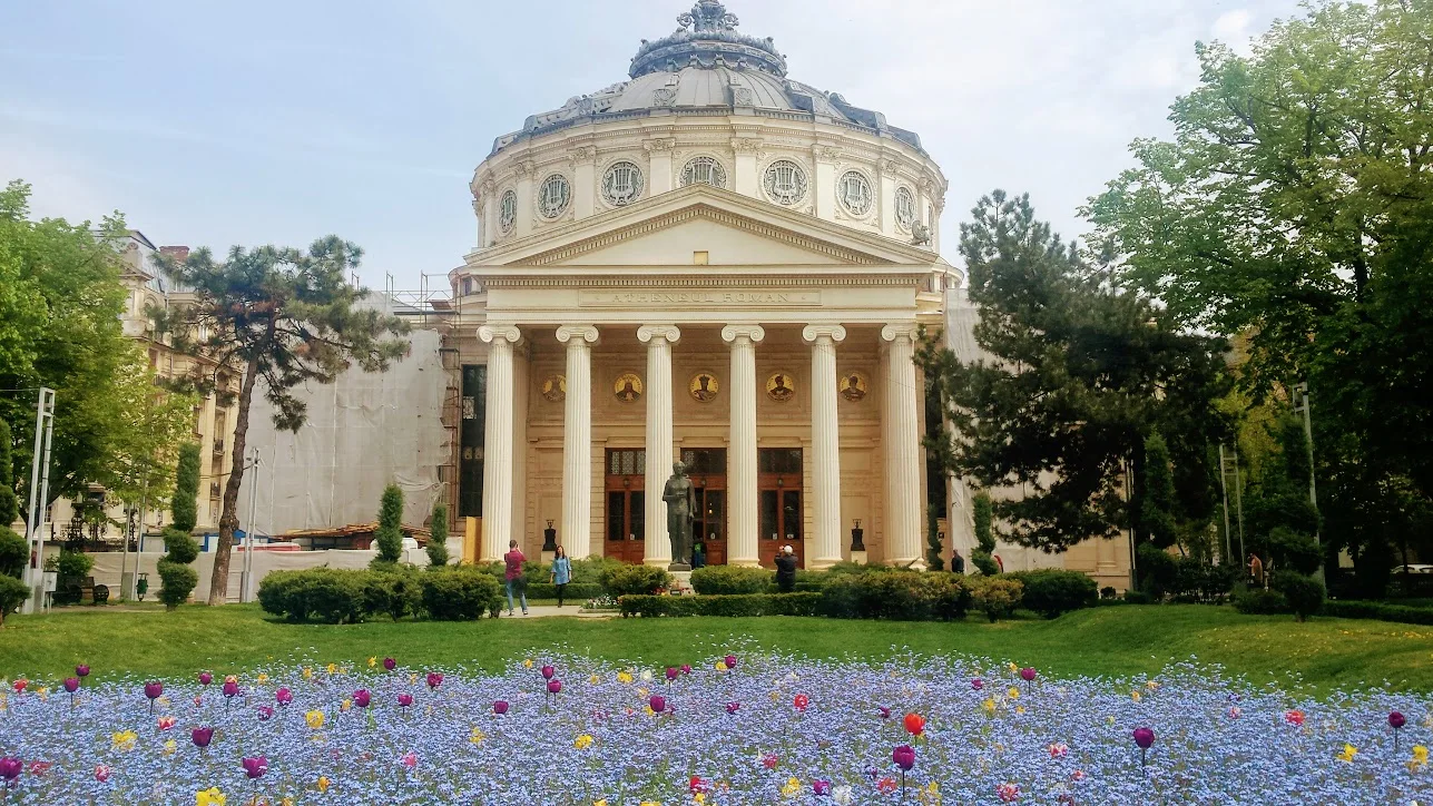 L’Athénée roumain, conçu par l’architecte français Albert Galleron, à Bucarest